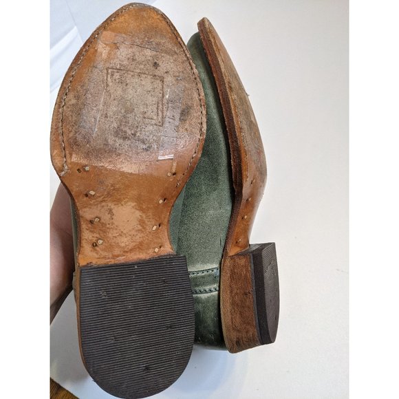 {SOLD} Frye | Billy Short Boot Green - Picture 5 of 8